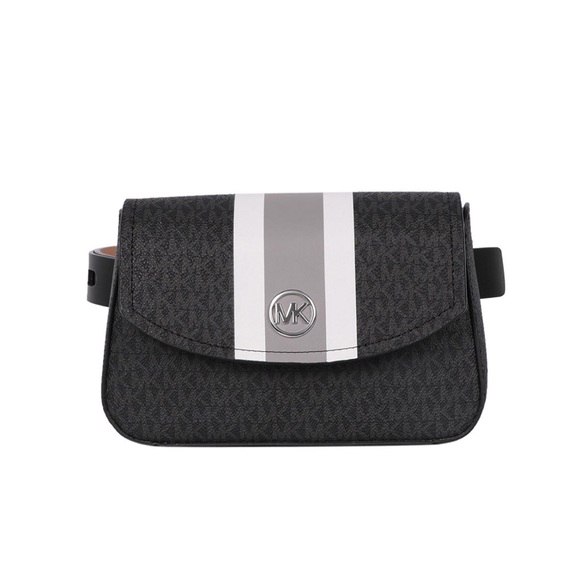 Michael Kors womans logo belt bag with strip /Large/ XL - Picture 1 of 3